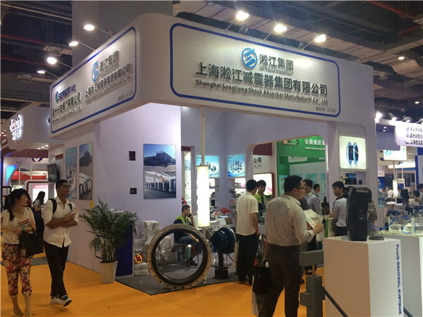 橡胶接头厂家参加上海国际泵管阀展览会现场