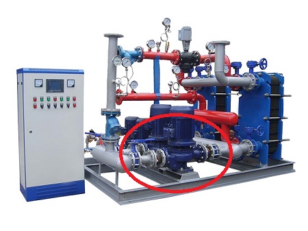 换热机组补水泵控制系统橡胶接头